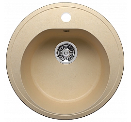 Мойка кухонная Polygran F-08 51 см бежевая