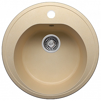 Мойка кухонная Polygran F-08 51 см бежевая