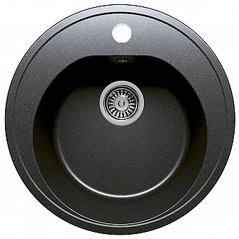 Мойка кухонная Polygran F-08 51 см черная