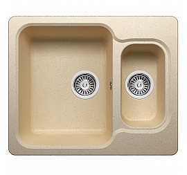 Мойка кухонная Polygran F-09 61 см бежевая