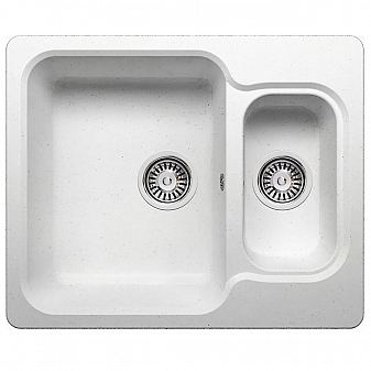 Мойка кухонная Polygran F-09 61 см белая