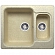 Мойка кухонная Polygran F-09 61 см опал