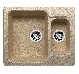 Мойка кухонная Polygran F-09 61 см песочная