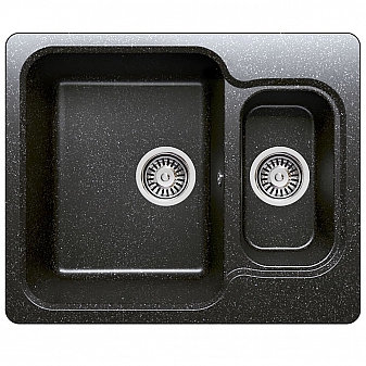 Мойка кухонная Polygran F-09 61 см черная
