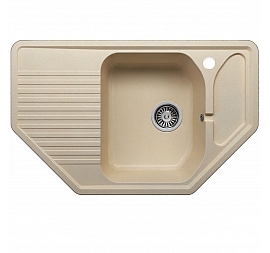 Мойка кухонная Polygran F-10 80 см бежевая