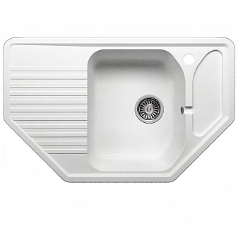 Мойка кухонная Polygran F-10 80 см белая