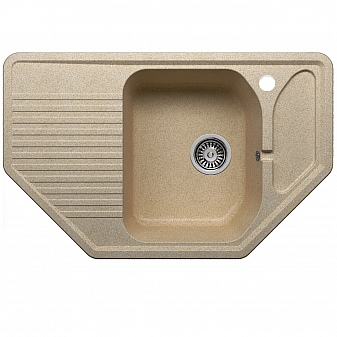 Мойка кухонная Polygran F-10 80 см песочная