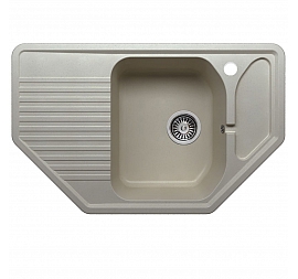Мойка кухонная Polygran F-10 80 см серая