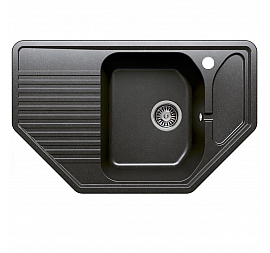 Мойка кухонная Polygran F-10 80 см черная