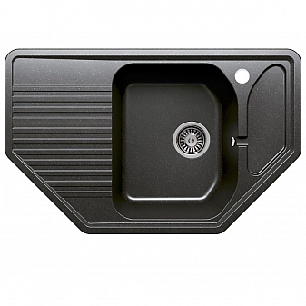 Мойка кухонная Polygran F-10 80 см черная