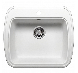 Мойка кухонная Polygran F-11 57 см белая