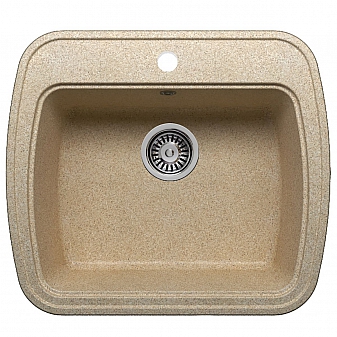 Мойка кухонная Polygran F-11 57 см песочная