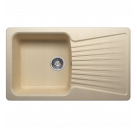 Мойка кухонная Polygran F-12 85 см бежевая