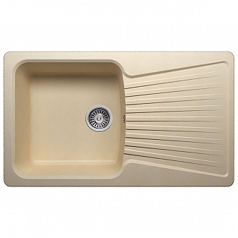 Мойка кухонная Polygran F-12 85 см бежевая