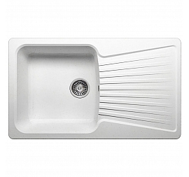 Мойка кухонная Polygran F-12 85 см белая