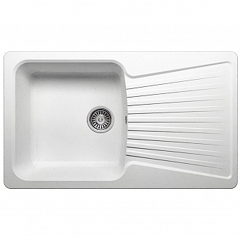 Мойка кухонная Polygran F-12 85 см белая