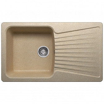 Мойка кухонная Polygran F-12 85 см песочная