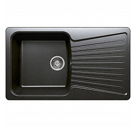 Мойка кухонная Polygran F-12 85 см черная