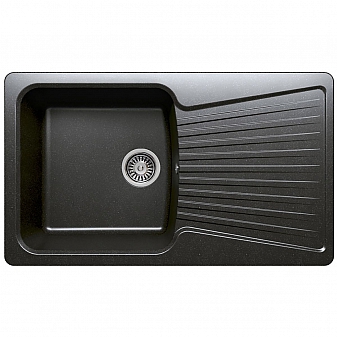 Мойка кухонная Polygran F-12 85 см черная