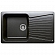 Мойка кухонная Polygran F-12 85 см черная