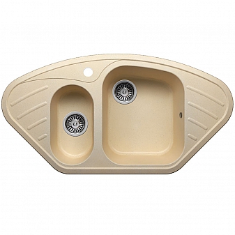 Мойка кухонная Polygran F-14 96 см бежевая