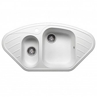 Мойка кухонная Polygran F-14 96 см белая