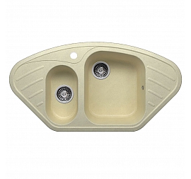 Мойка кухонная Polygran F-14 96 см опал