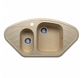 Мойка кухонная Polygran F-14 96 см песочная