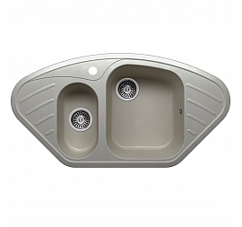 Мойка кухонная Polygran F-14 96 см серая