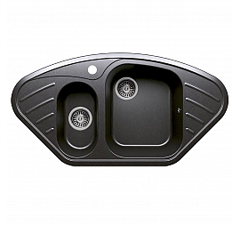 Мойка кухонная Polygran F-14 96 см черная