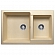 Мойка кухонная Polygran F-15 77 см бежевая