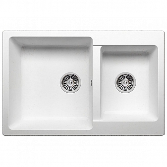 Мойка кухонная Polygran F-15 77 см белая