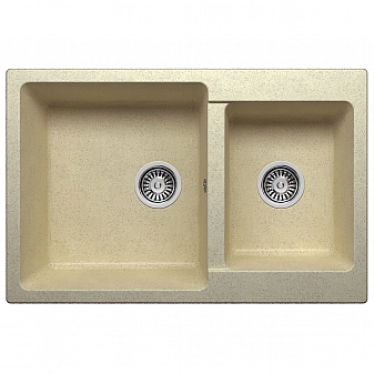 Мойка кухонная Polygran F-15 77 см опал