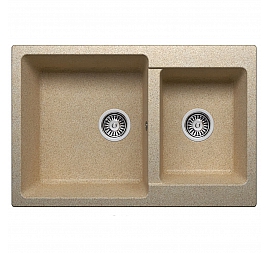 Мойка кухонная Polygran F-15 77 см песочная