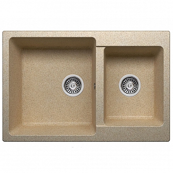 Мойка кухонная Polygran F-15 77 см песочная