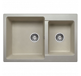 Мойка кухонная Polygran F-15 77 см серая