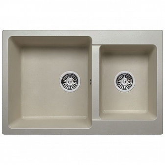 Мойка кухонная Polygran F-15 77 см серая