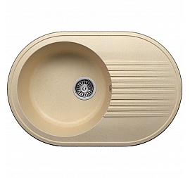 Мойка кухонная Polygran F-16 76 см бежевая