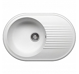 Мойка кухонная Polygran F-16 76 см белая