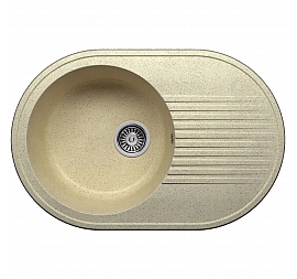 Мойка кухонная Polygran F-16 76 см опал