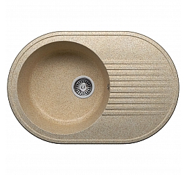 Мойка кухонная Polygran F-16 76 см песочная