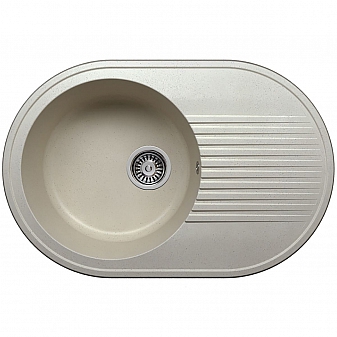 Мойка кухонная Polygran F-16 76 см серая