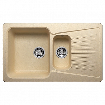 Мойка кухонная Polygran F-18 85 см бежевая