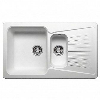 Мойка кухонная Polygran F-18 85 см белая