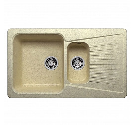 Мойка кухонная Polygran F-18 85 см опал