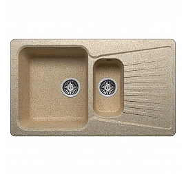 Мойка кухонная Polygran F-18 85 см песочная