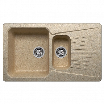 Мойка кухонная Polygran F-18 85 см песочная