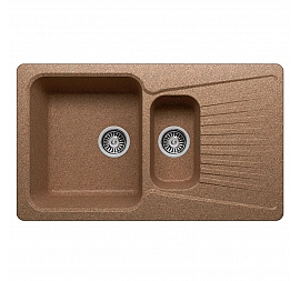 Мойка кухонная Polygran F-18 85 см терракот