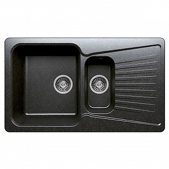 Мойка кухонная Polygran F-18 85 см черная