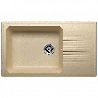 Мойка кухонная Polygran F-19 85 см бежевая